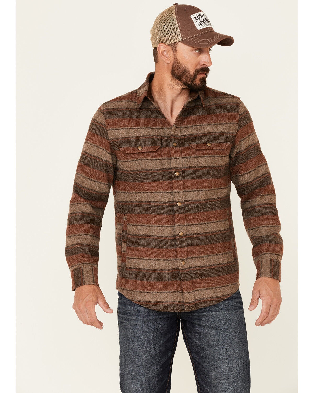 Long Sleeve Button-Down Shirt Jacket 