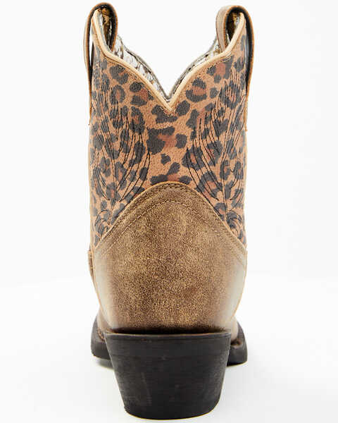 Image #5 - Laredo Women's Leopard Print Western Fashion Booties - Medium Toe, Leopard, hi-res