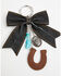 Image #2 - Shyanne Denim Bow Lucky Horseshoe Bag Charm, Blue, hi-res