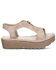 Image #2 - Bearpaw Women's Venice Platform Sandals, Beige, hi-res