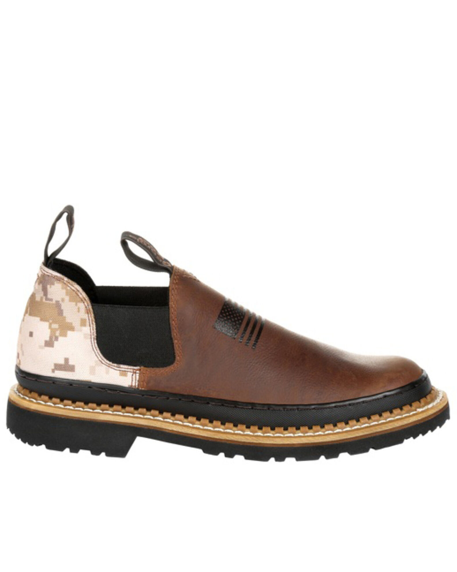 Image #2 - Georgia Boot Men's Giant Desert Camo Romeo Shoes - Round Toe, Camouflage, hi-res