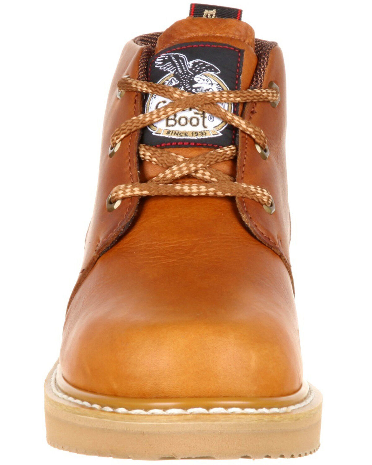 Image #5 - Georgia Boot Men's Wedge Chukka Work Shoes - Composite Toe, Brown, hi-res