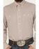 Image #3 - George Strait by Wrangler Men's Plaid Print Long Sleeve Button-Down Stretch Western Shirt, Taupe, hi-res