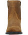Image #4 - Laredo Men's Vanguard Roughout Zipper Ankle Boots - Round Toe, Rust Copper, hi-res