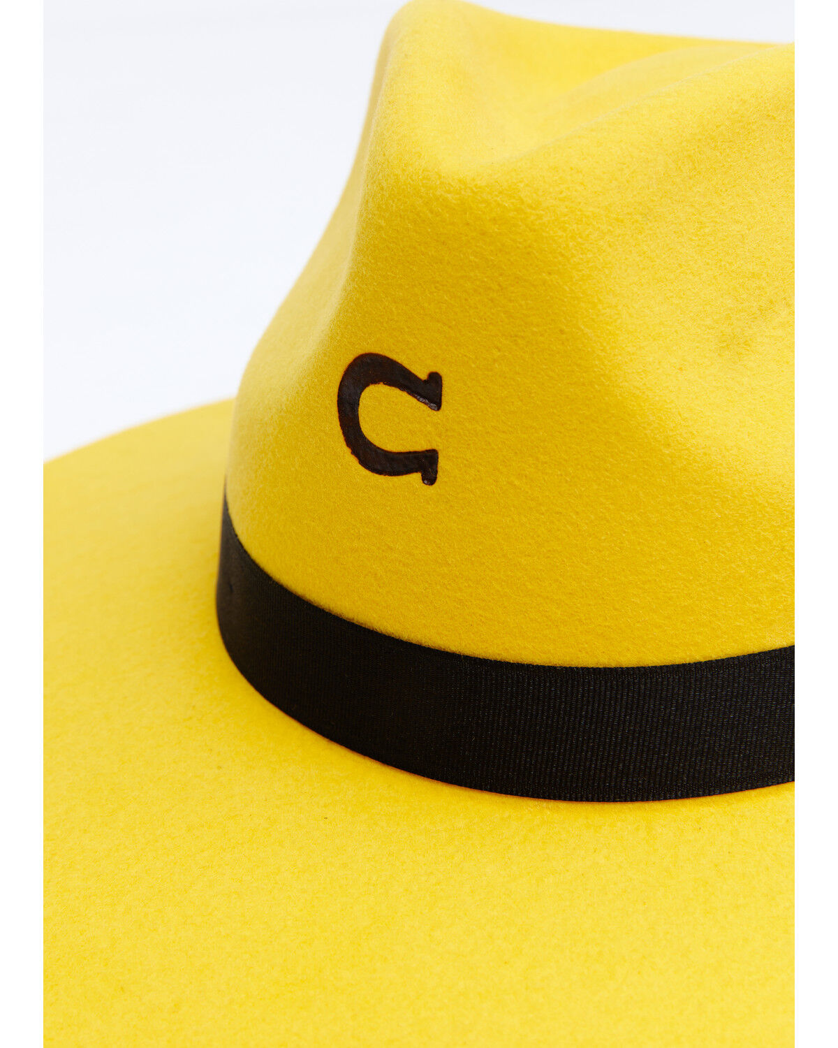 Image #2 - Charlie 1 Horse Women's Highway Felt Western Fashion Hat, Yellow, hi-res