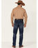 Image #3 - Wrangler Retro Men's Galaxy Dark Wash Stretch Slim Straight Jeans, Blue, hi-res