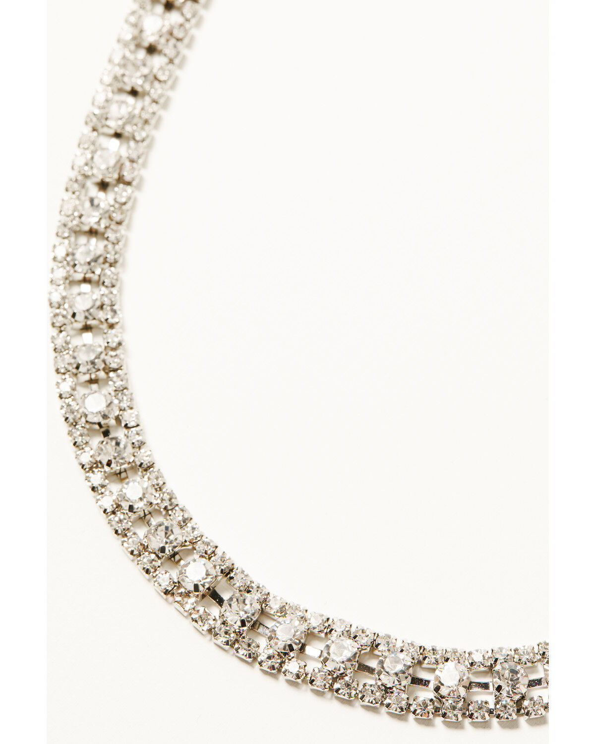 Image #3 - Austin Accent Women's Rhinestone Hat Band, Silver, hi-res