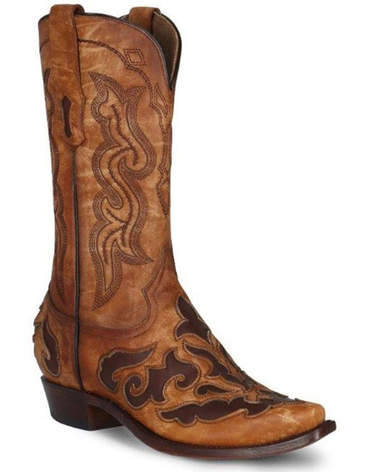 Image #1 - Corral Men's Inaly Western Boots - Snip Toe, Sand, hi-res