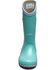 Image #4 - Bogs Girls' Rainbow Glitter Rainboots, Aqua, hi-res