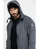 Image #4 - Ariat Men's FR Duralight Stretch Canvas Work Jacket - Tall, Grey, hi-res