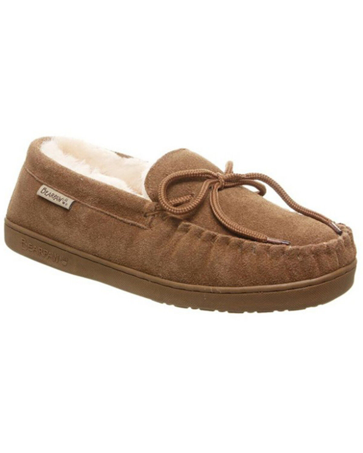 Image #1 - Bearpaw Men's Moc II Wide Slippers, Brown, hi-res
