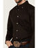 Image #3 - Cody James Men's Basic Solid Long Sleeve Button-Down Stretch Western Shirt - Big, Brown, hi-res