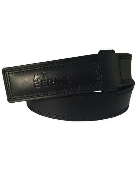 Berne Men's 38MM Leather Mechanical Belt , Black, hi-res