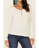 Image #2 - Idyllwind Women's Rolling Meadows Long Sleeve Henley Top , Off White, hi-res