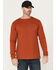 Image #2 - Ariat Men's Rebar Cotton Strung Long Sleeve Work Shirt, Brown, hi-res