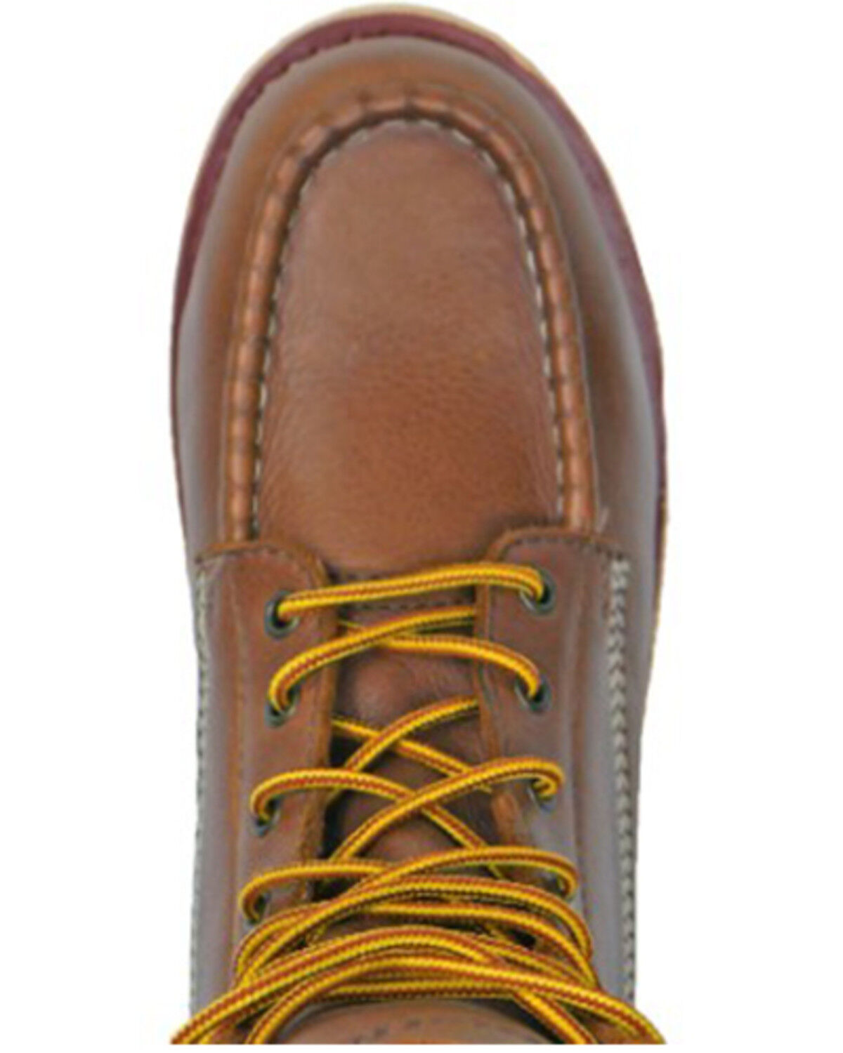 Image #6 - Die Hard Men's Malibu 8" Lace-Up Work Boots - Moc Toe, Rust Copper, hi-res