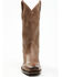 Image #4 - Cleo + Wolf Women's Ivy Western Boots - Square Toe, Chocolate, hi-res