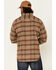 Image #4 - Pendleton Men's Tan Burnside Plaid Long Sleeve Western Flannel Shirt, Tan, hi-res