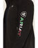 Image #3 - Ariat Men's Printed Concealed Carry Softshell Jacket, Black, hi-res