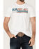 Image #3 - RANK 45® Men's Americana Logo Short Sleeve Graphic T-Shirt, White, hi-res