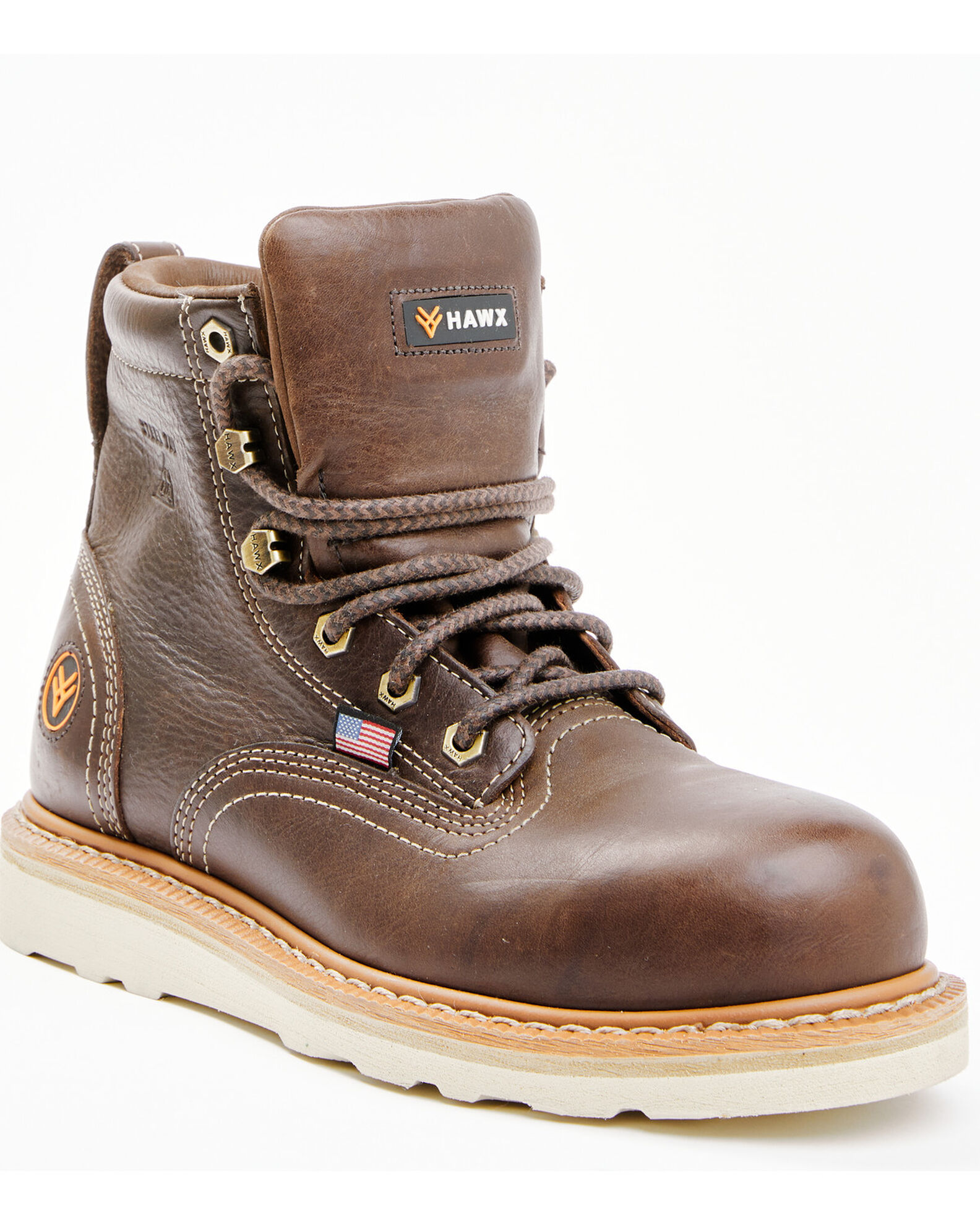 Wedge work boots steel toe hotsell