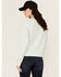 Image #4 - Carhartt Women's Loose Fit Midweight Henley Sweatshirt, Seafoam, hi-res