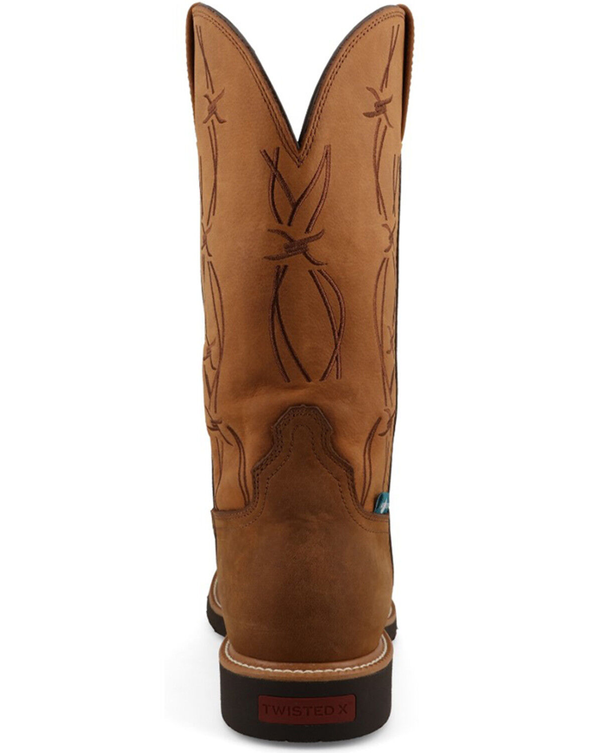 Image #5 - Twisted X Men's 12" Western Work Boots - Nano Toe, Taupe, hi-res