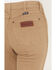 Image #4 - Wrangler Retro Women's Emersyn Bailey High Rise Trouser Stretch Denim Jeans, Tan, hi-res