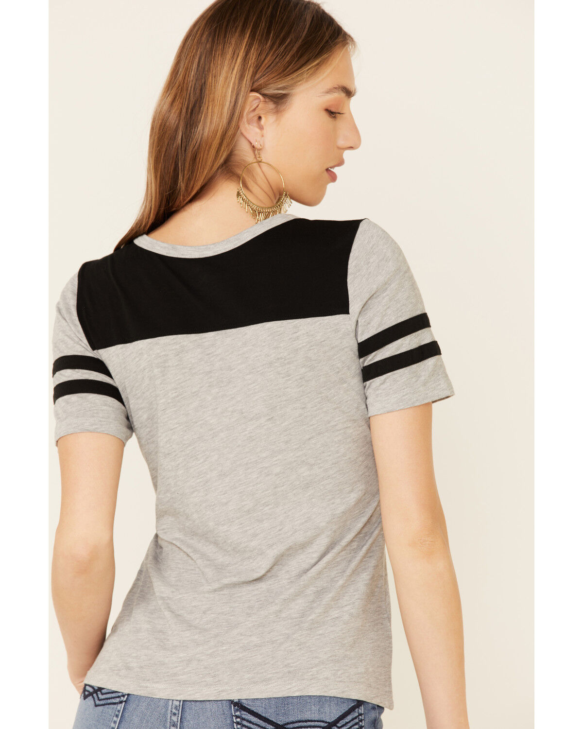 Image #5 - Idyllwind Women's Life Is Tough Short Sleeve Graphic Trustie Tee, Grey, hi-res