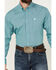 Image #3 - Cinch Men's Striped Long Sleeve Button-Down Western Shirt, Turquoise, hi-res