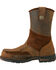 Georgia Boot Men's Athens Wellington Boots - Steel Toe , Brown, hi-res