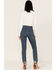 Image #3 - Lola Women's Kate Medium Wash High Rise Straight Jeans, Blue, hi-res