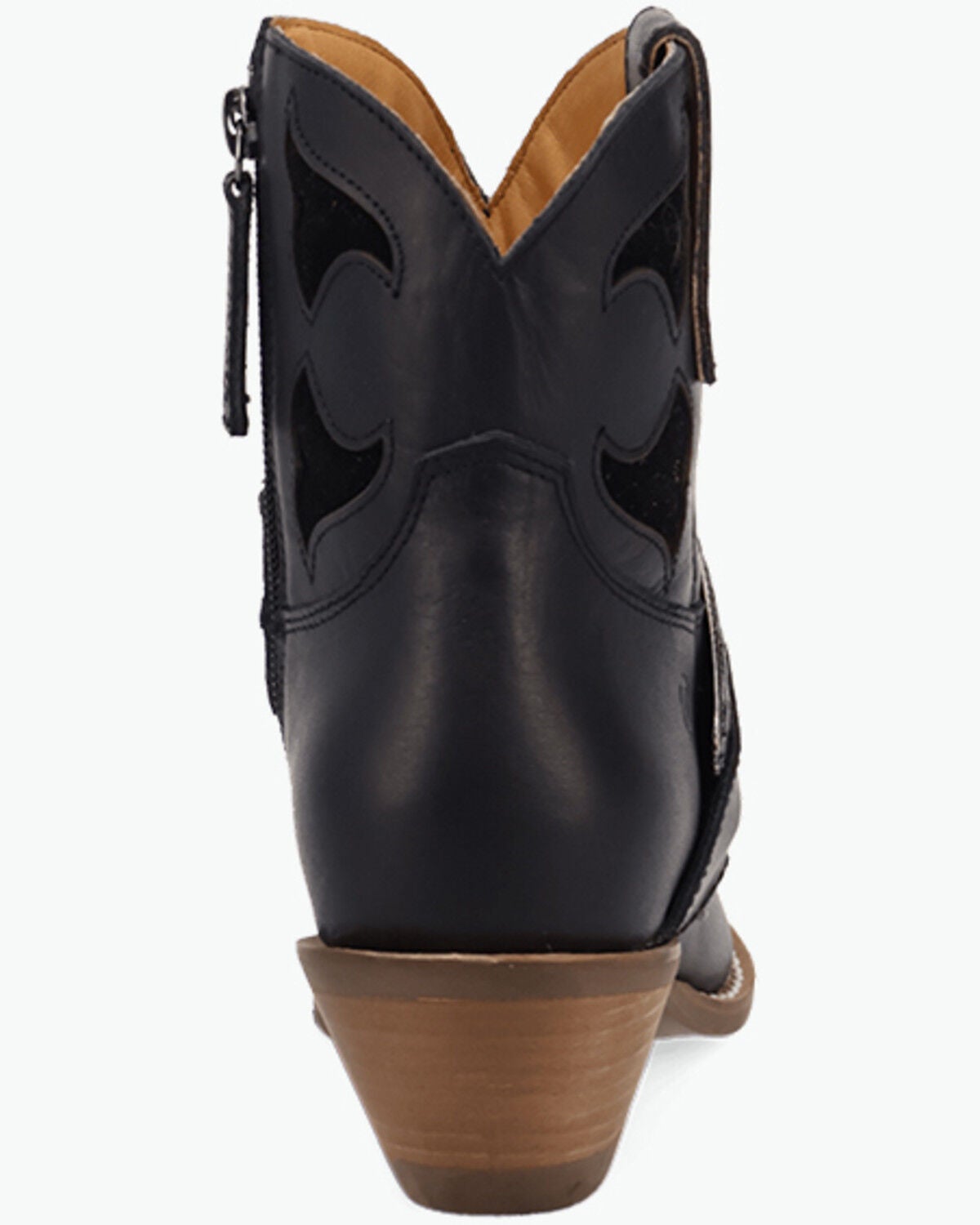 Image #5 - Dingo Women's Saddle Up Western Booties - Snip Toe, Black, hi-res