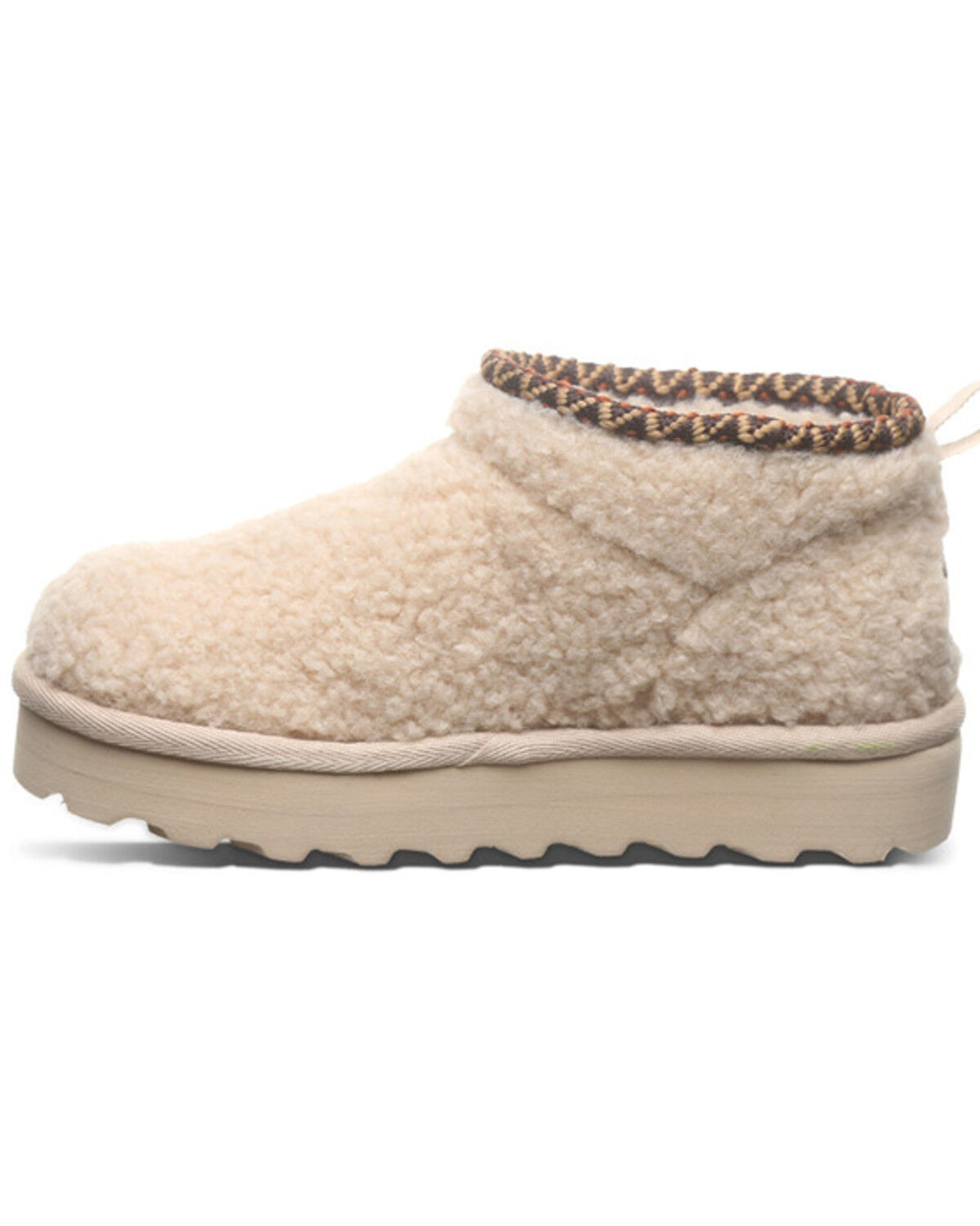 Image #3 - Bearpaw Girls' Snuggle Deco Casual Boots, Cream, hi-res