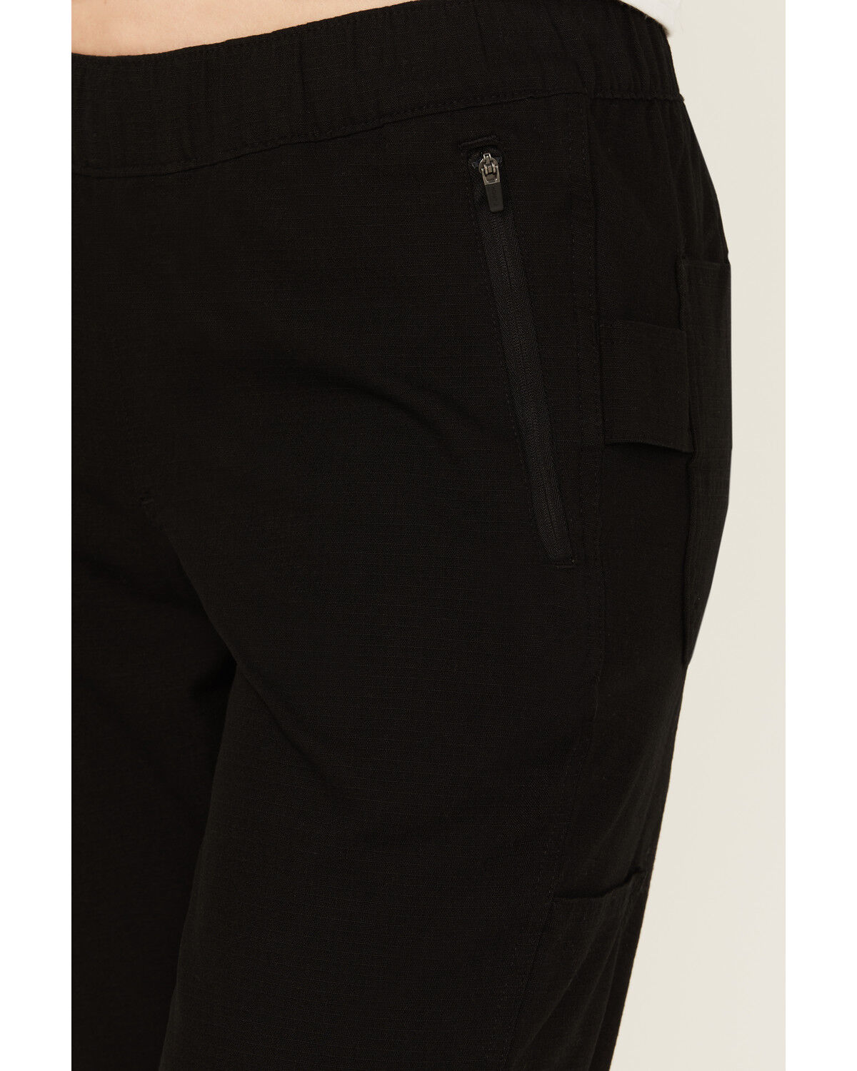 Image #2 - Carhartt Women's Force Relaxed Fit Ripstop Work Pants, Black, hi-res