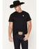 Image #2 - RANK 45&reg; Men's Badge of Honor Short Sleeve Graphic T-Shirt, Black, hi-res