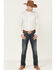 Image #2 - Cody James Core Men's Old Soul Mini Geo Print Long Sleeve Button-Down Western Shirt, White, hi-res