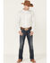 Image #2 - Cody James Core Men's Old Soul Mini Geo Print Long Sleeve Button-Down Western Shirt , White, hi-res