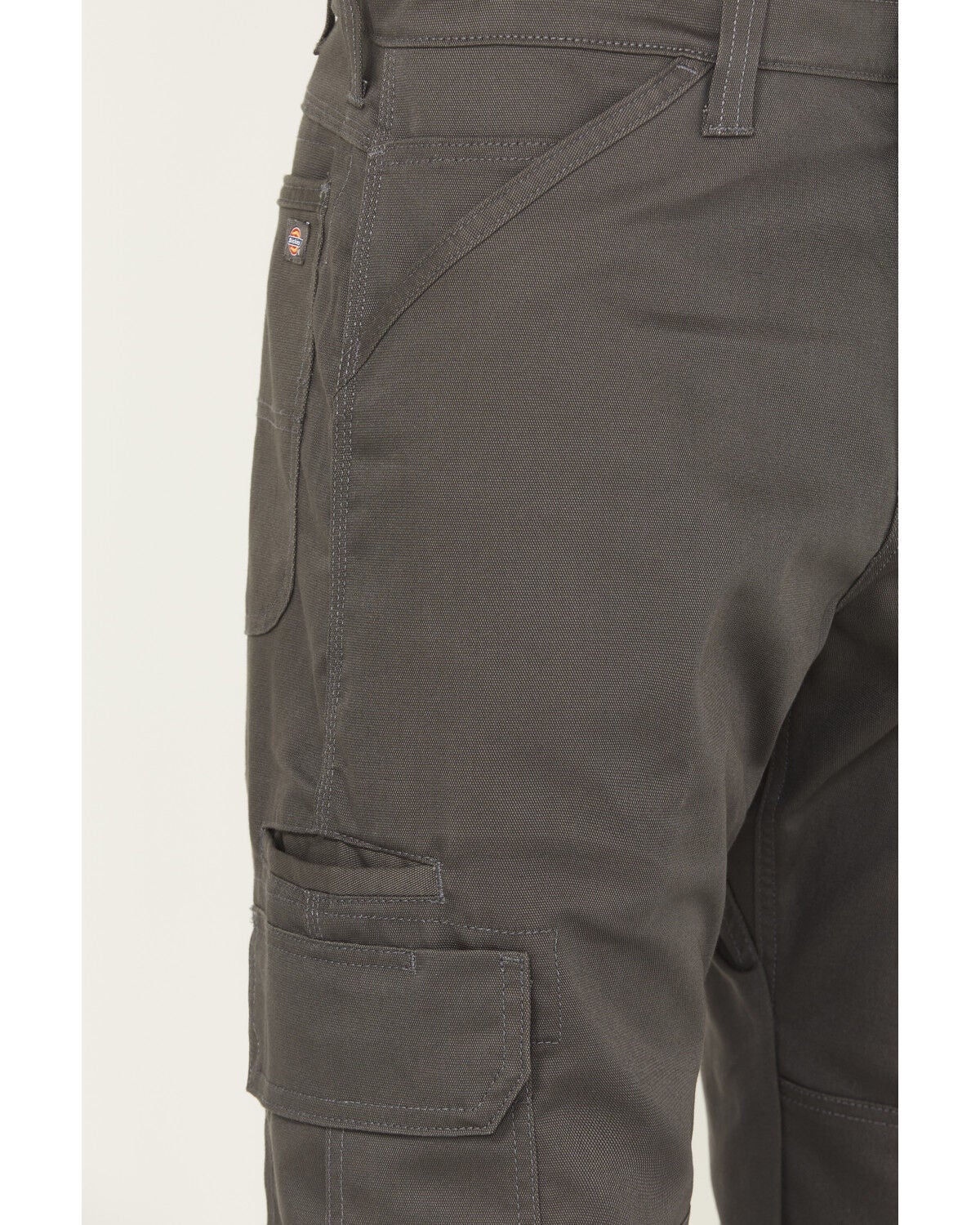 Image #2 - Dickies Men's Durastretch Ranger Duck Canvas Cargo Work Pants, Slate, hi-res