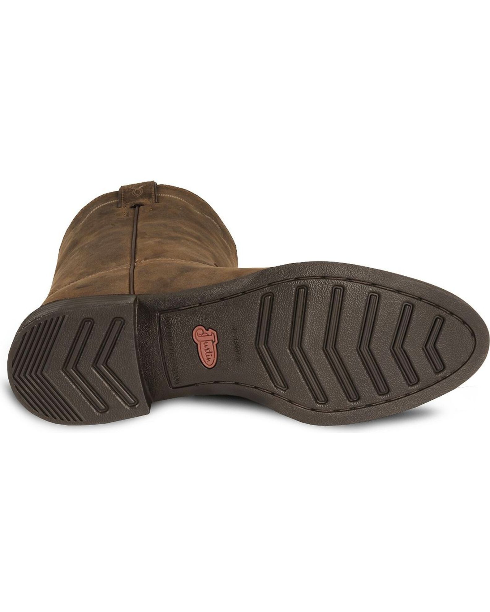 Justin men's stampede roper western boots 2025