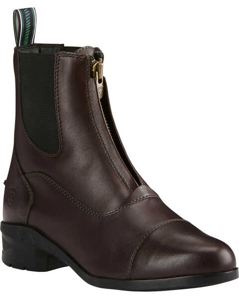 Image #1 - Ariat Women's Heritage IV Zip Paddock Boots - Round Toe, Lt Brown, hi-res