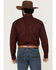 Image #4 - Roper Men's Amarillo Paisley Print Long Sleeve Button-Down Western Shirt, Wine, hi-res