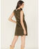 Image #4 - Levi's Women's Vianna Sleeveless Button-Down Corduroy Dress, Green, hi-res