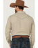 Image #4 - Moonshine Spirit Men's Dobby Stripe Long Sleeve Snap Western Shirt , Tan, hi-res