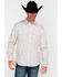 Image #5 - Rock & Roll Denim Men's Crinkle Washed Poplin Print Long Sleeve Western Shirt, Cream, hi-res