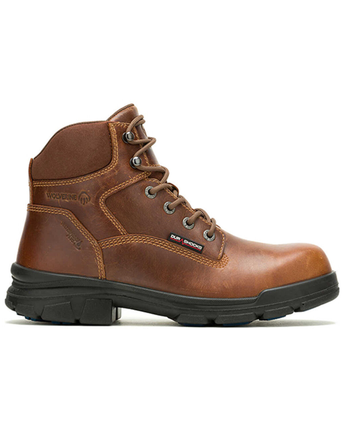 Image #2 - Wolverine Men's 6" DuraShocks SR Icon CarbonMax® Work Boots - Carbon Toe, Tan, hi-res