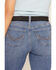 Image #4 - Idyllwind Women's Boot Stitch Roughout Suede Belt, Black, hi-res