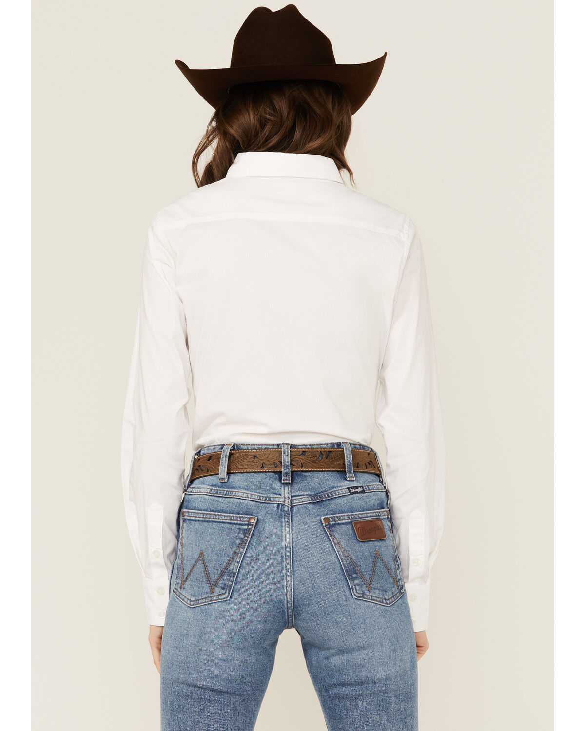 Image #4 - Kimes Ranch Women's Logo Long Sleeve Button-Down Western Shirt, White, hi-res