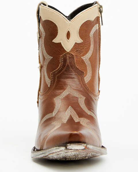 Image #4 - Caborca Silver by Liberty Black Women's Mossil Fashion Booties - Snip Toe , Tan, hi-res