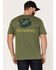Image #1 - Browning Men's Bear Roar Graphic Short Sleeve T-Shirt, Olive, hi-res